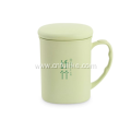 Bamboo Fiber Plastic Tableware Mugs with Lid